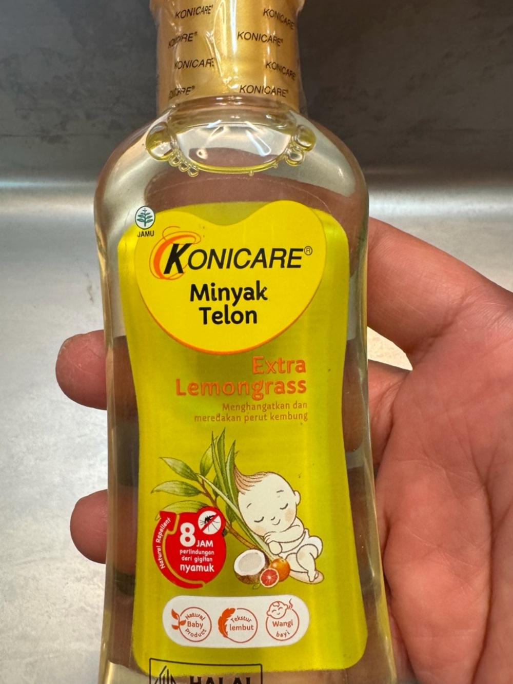 Minyak Telon Extra Lemongrass - Baby Body Oil (Yellow)